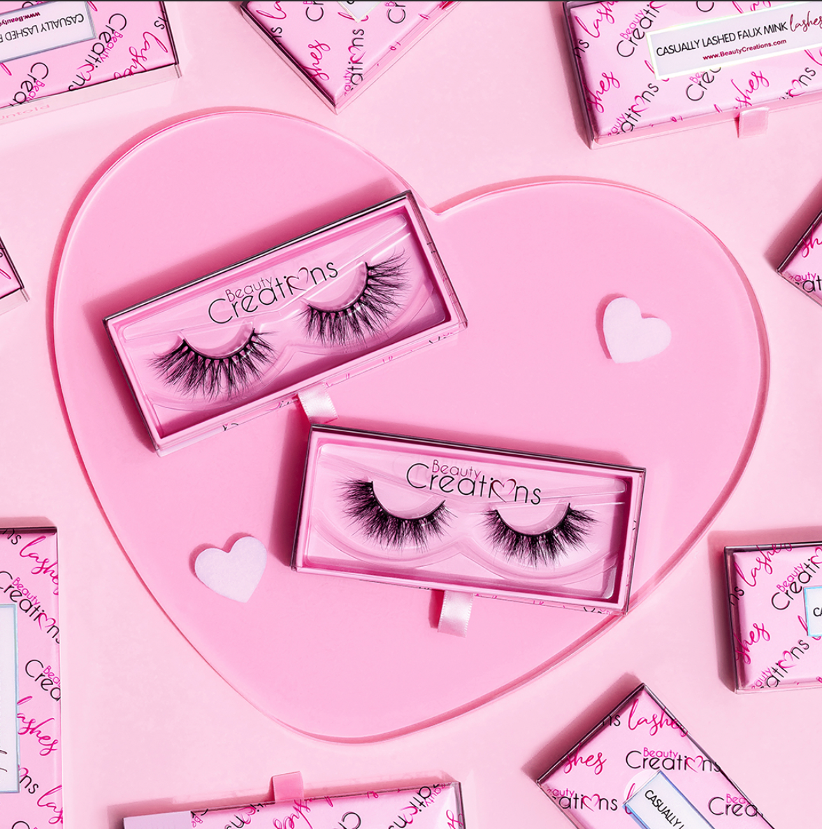 BEAUTY CREATIONS - VISÓN SINTÉTICO 3D CON PESTAÑAS CASUAL (CAJA DE 10 PIEZAS)