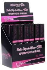 SIMPLY BELLA - DELINEADOR DE OJOS IMPERMEABLE 24H MATTE DRIP AND DRAW - DISPLAY 24PZS