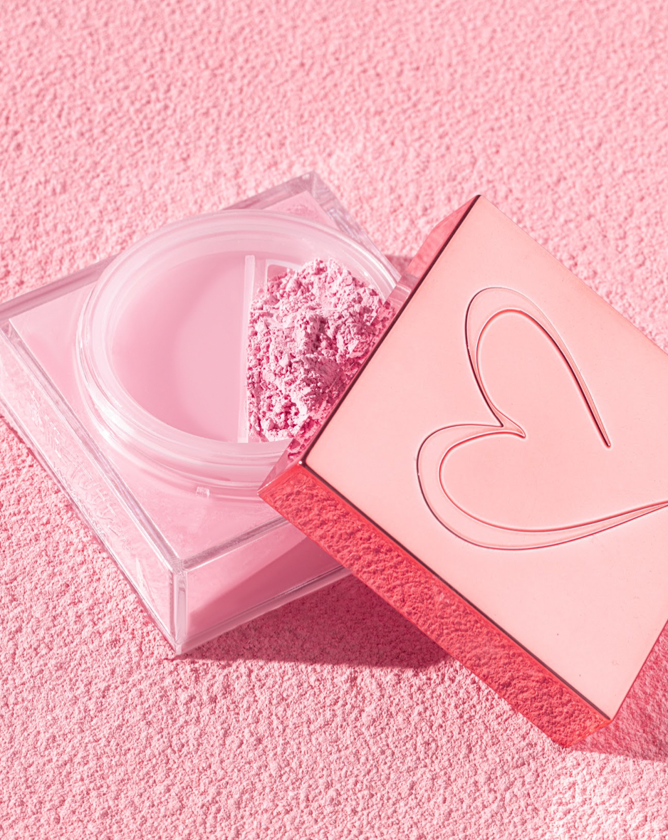 BEAUTY CREATIONS - BYE FILTER SETTING POWDER PINK CLOUD + PUFF SET