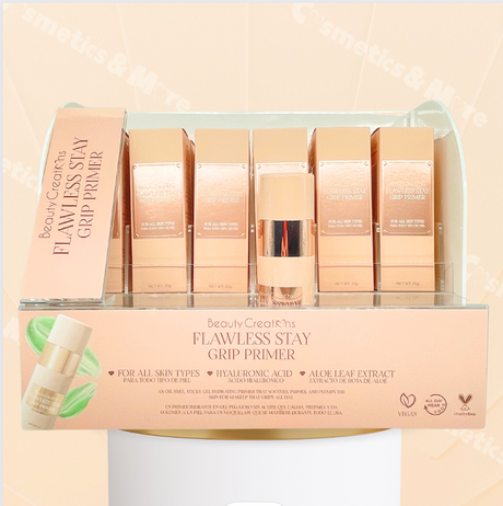 BEAUTY CREATIONS - FLAWLESS STAY GRIP PRIMER DISPLAY 12PC + FREE TESTER & ACRYLIC