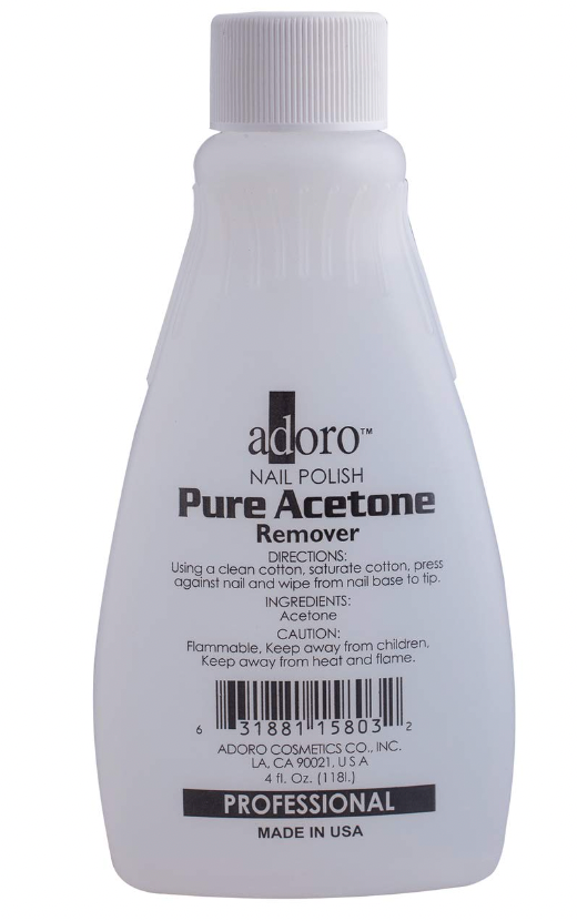 ADORO - REMOVEDOR DE ACETONA PURA 4 OZ (1PC)