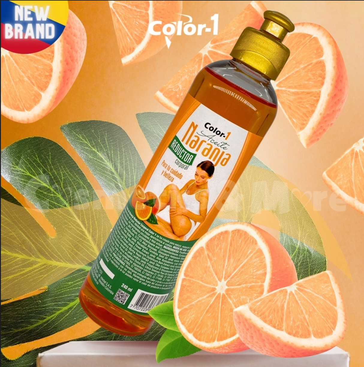 COLOR -1 - ACEITE DE NARANJA REDUCTOR DE MEDIDAS 240ML