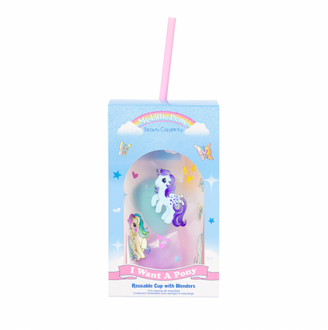 BEAUTY CREATIONS X LITTLE PONNY - REUSABLE CUP WITH BLENDERS (1PCS)