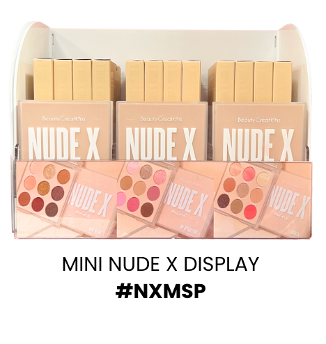 BEAUTY CREATIONS - MINI NUDE X DISPLAY (6PC EACH +18PCS TOTAL) NO TESTERS