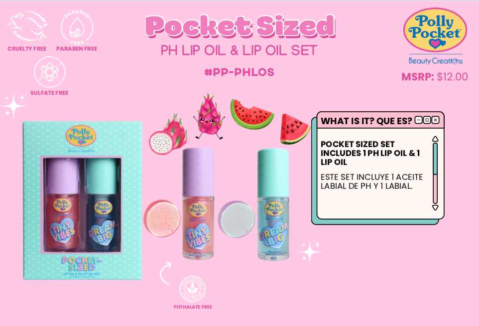 POLLY POCKET X BEAUTY CREATIONS - LIP OIL