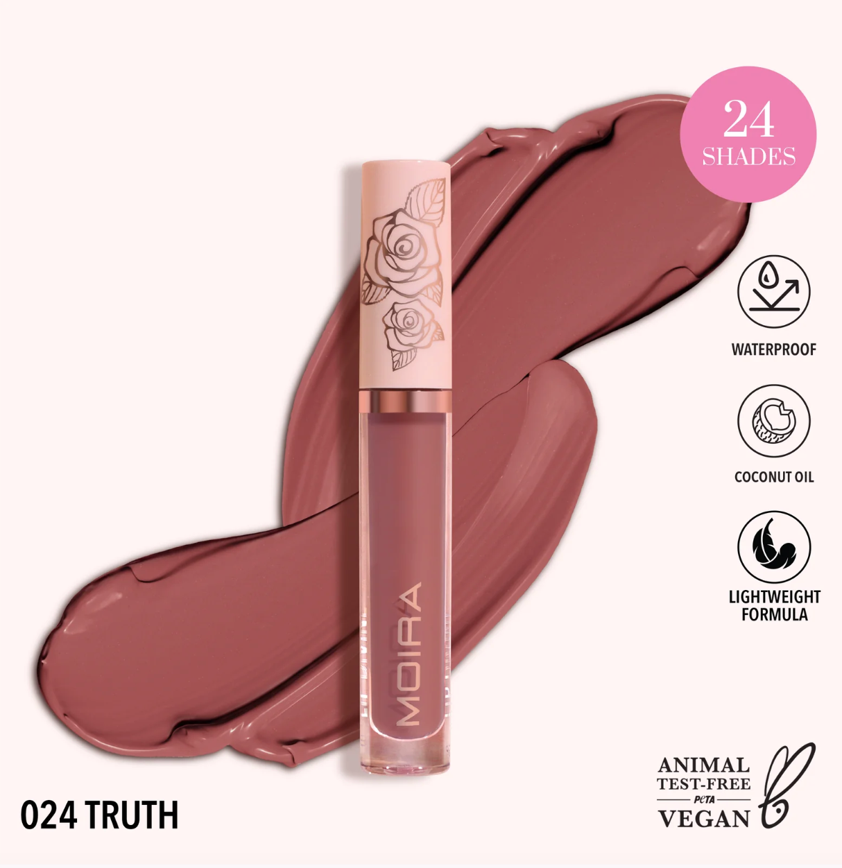 MOIRA - LIP DIVINE LIQUID LIPSTICK (NEW SHADES)