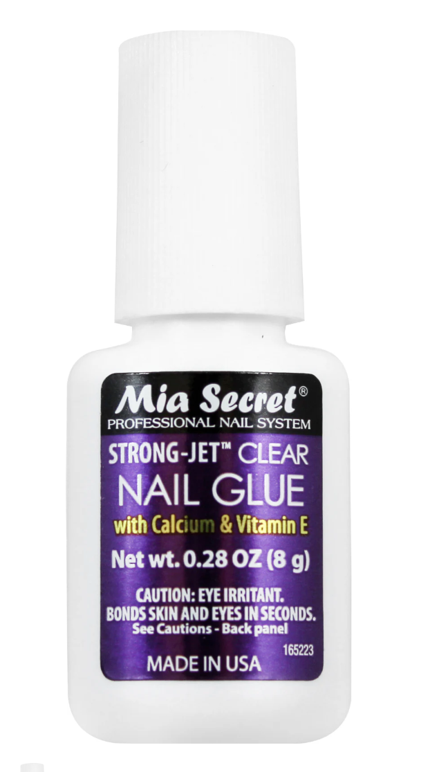 MIA SECRET - 0.28oz- STRONGJET NAIL GLUE - BRUSH ON