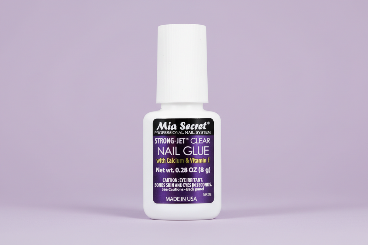 MIA SECRET - 0.28oz- STRONGJET NAIL GLUE - BRUSH ON