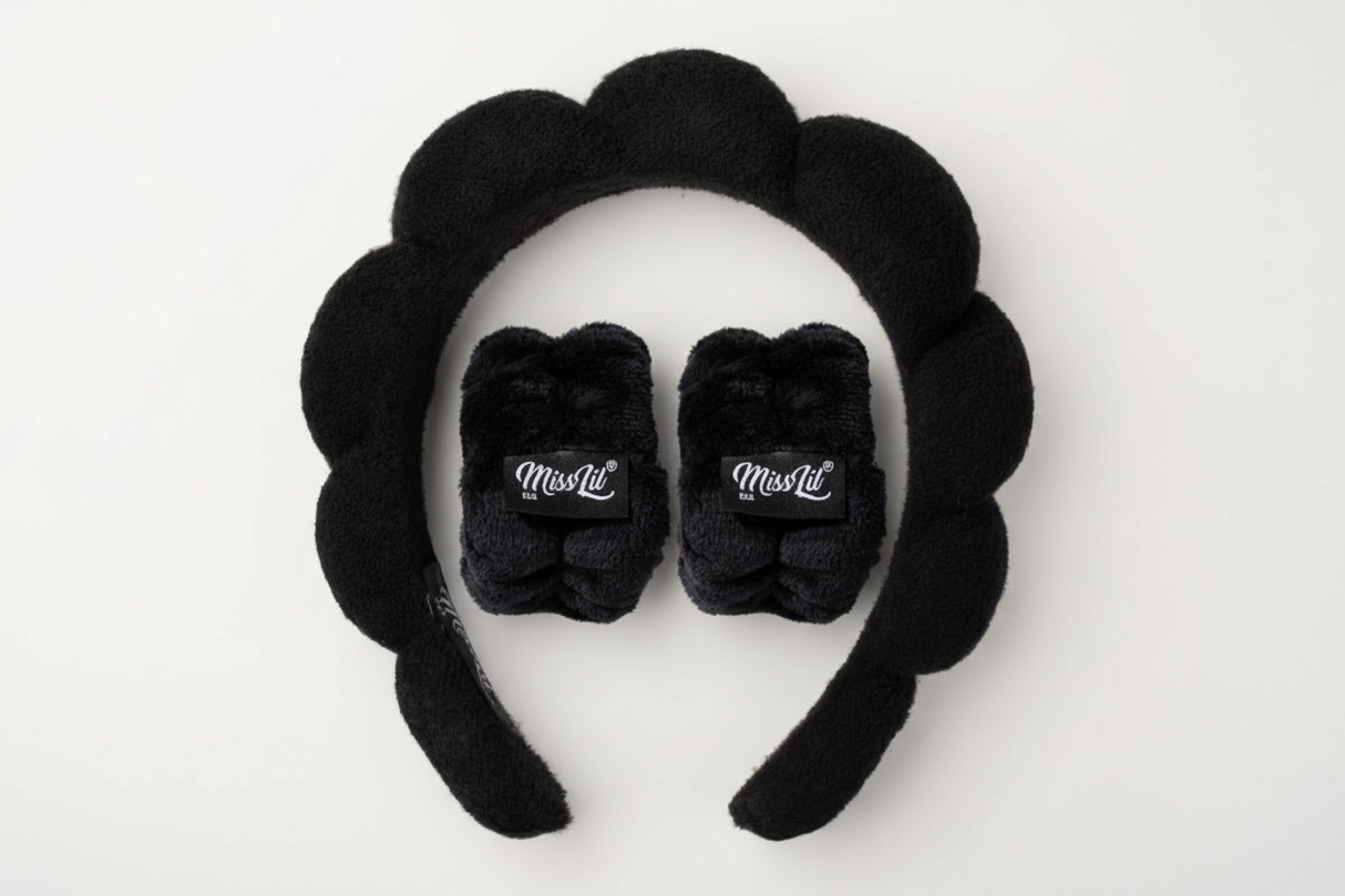 MISS LIL USA- HEADBAND AND WRISTBAND SET- 3PCS