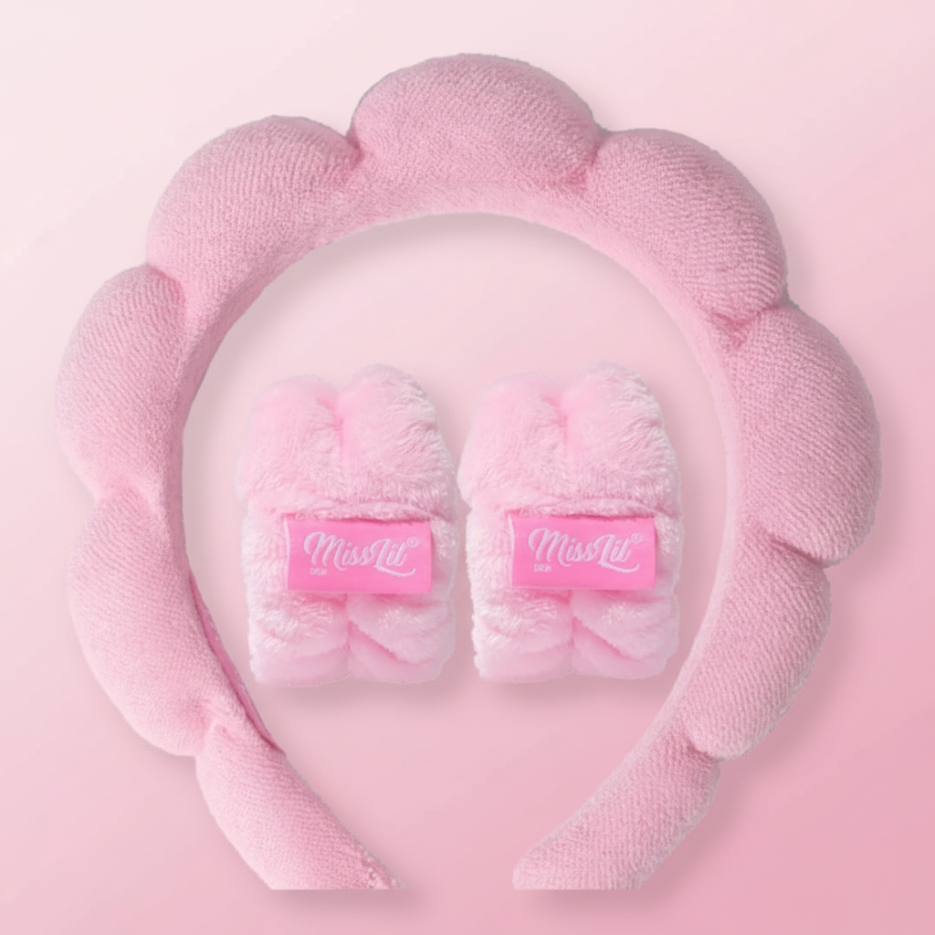 MISS LIL USA- HEADBAND AND WRISTBAND SET- 3PCS