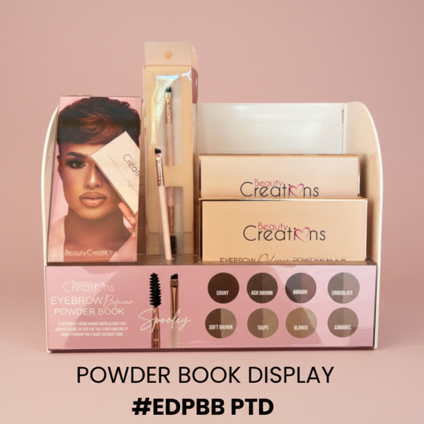 BEAUTY CREATIONS - POWDER BOOK DISPLAY (6PCS PER EACH PRODUCT + 1 FREE TESTER)