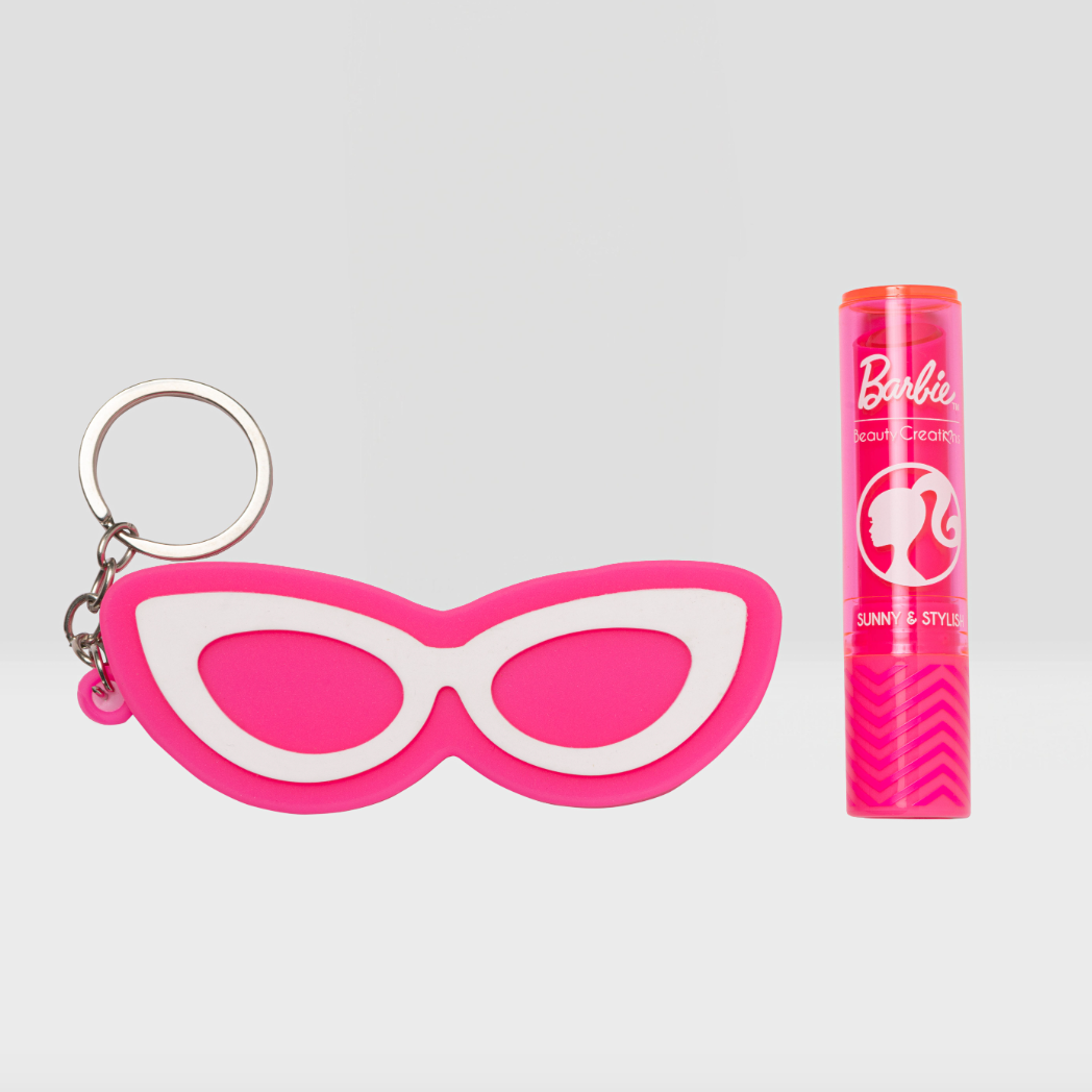 BARBIE X BEAUTY CREATIONS "SUNNY & STYLISH" PH JELLY LIPSTICK KEYCHAIN (1PC) LIMITED EDITION