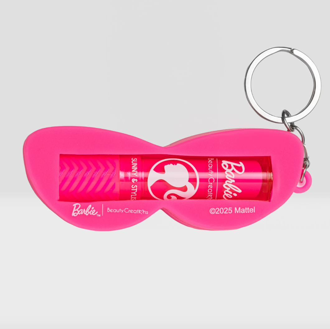 BARBIE X BEAUTY CREATIONS "SUNNY & STYLISH" PH JELLY LIPSTICK KEYCHAIN (1PC) LIMITED EDITION