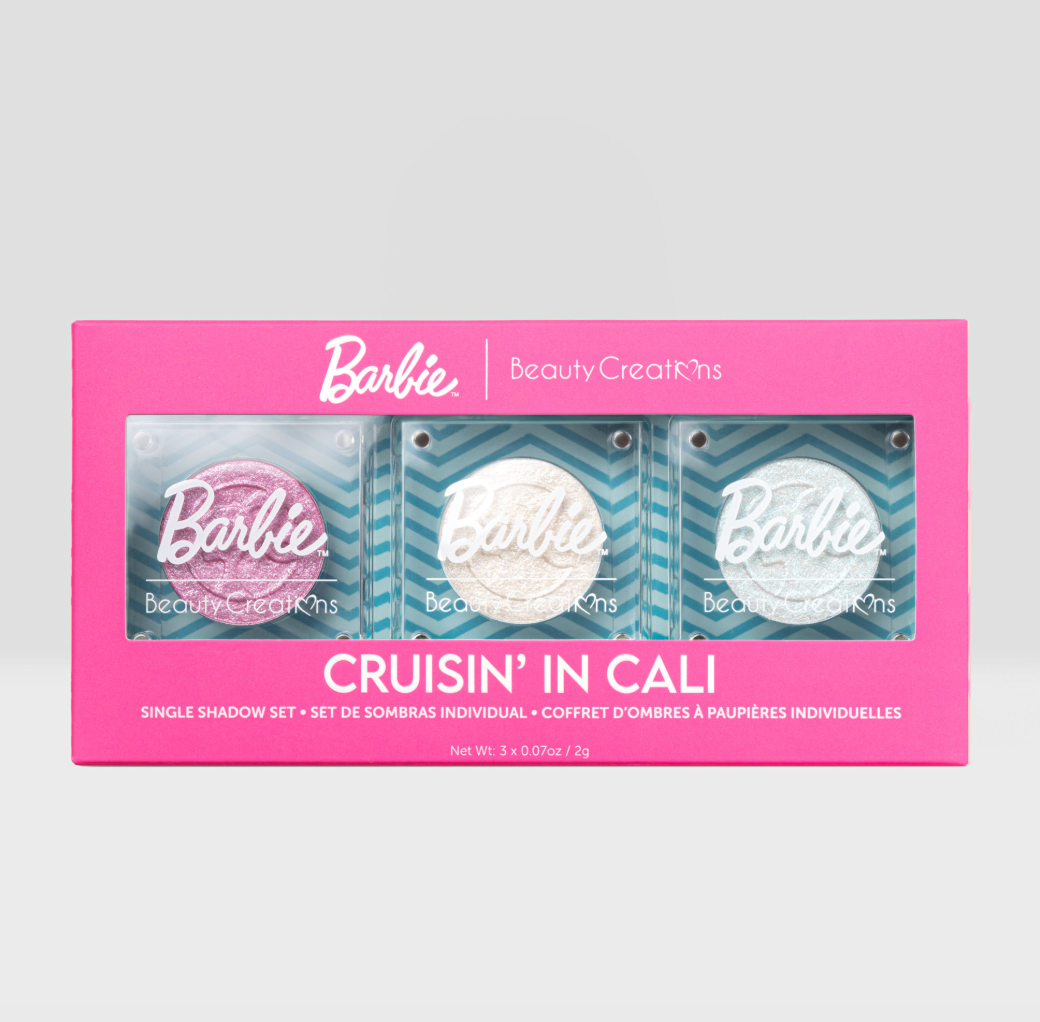 BARBIE X BEAUTY CREATIONS "CRUISIN IN CALI" SINGLE SHADOW SET (1PC) LIMITED EDITION