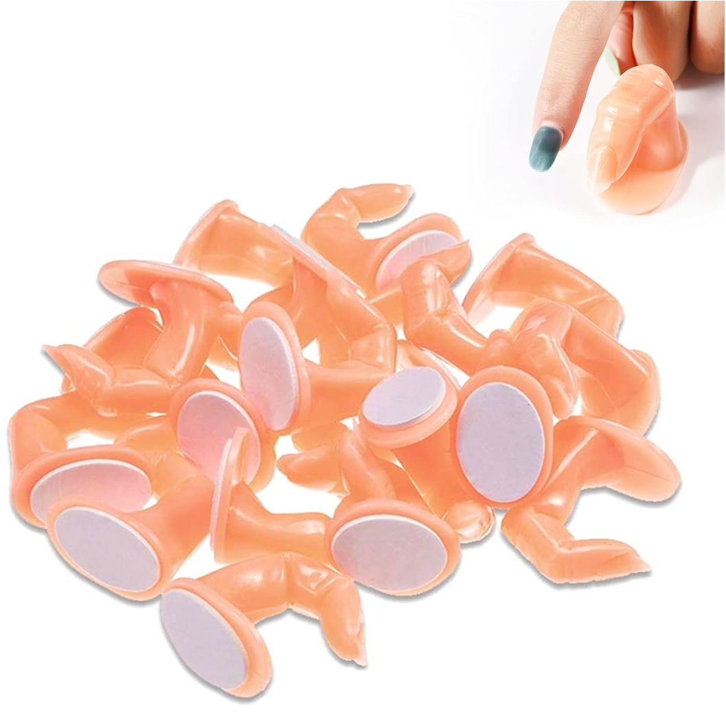 ADORO- PRACTICE FINGER W/ NAIL ( BAG WITH 12 PCS)