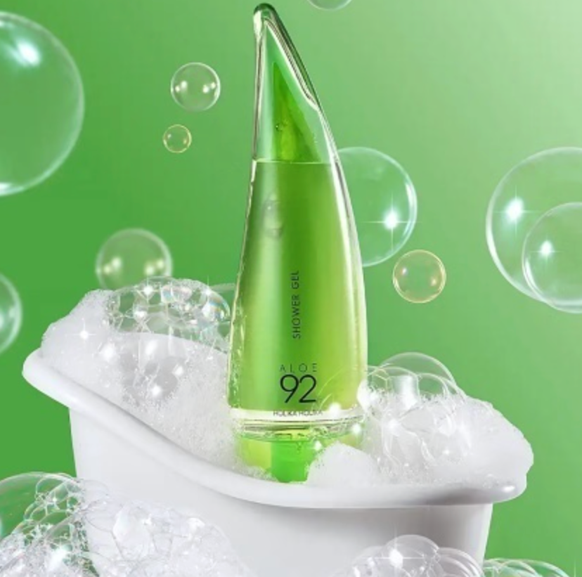 HOLIKA HOLIKA-ALOE 92% SHOWER GEL (1PC)