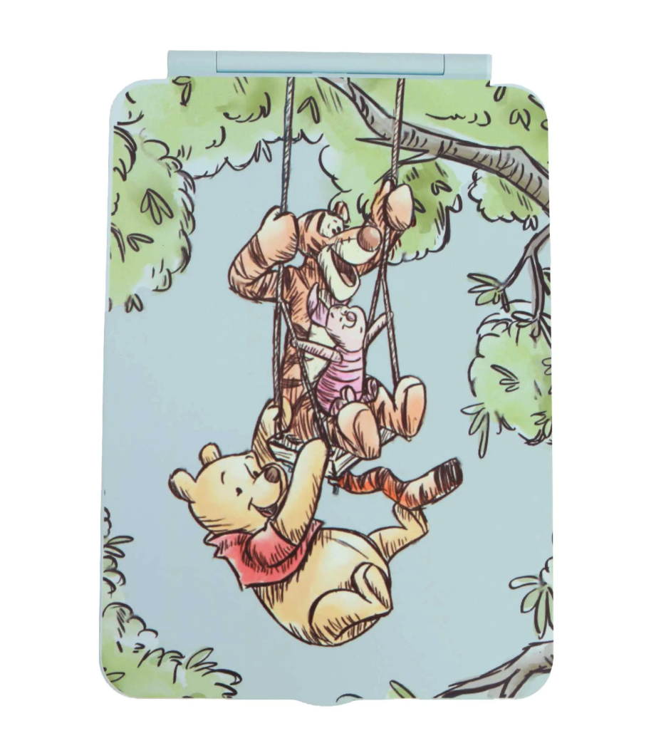 IMPRESSIONS VANITY X WINNIE THE POOH - "CLASSIC SWING" TOUCH PAD MINI LED MAKEUP MIRROR (1PC)