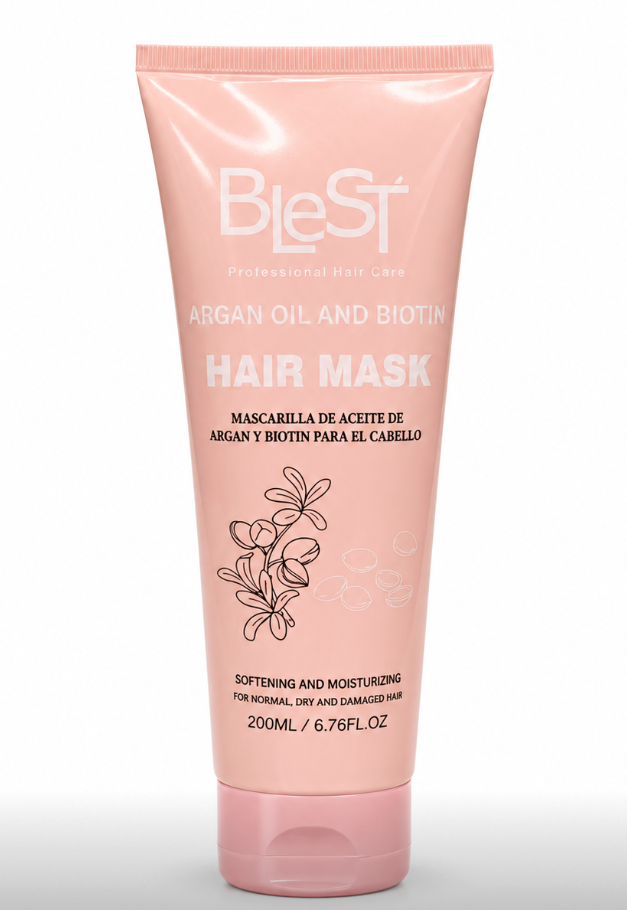 BLEST- ARGAN OIL & BIOTIN HAIR MASK (1PC)