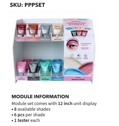 MOIRA- PRISM POP- PIGMENT LIQUID- 48PCS+ TESTERS