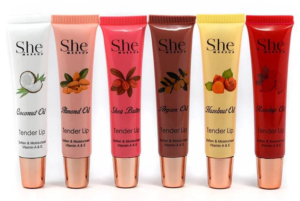 S.HE MAKEUP- TENDER LIP VITAMIN A & E- LIP OIL- 36PCS