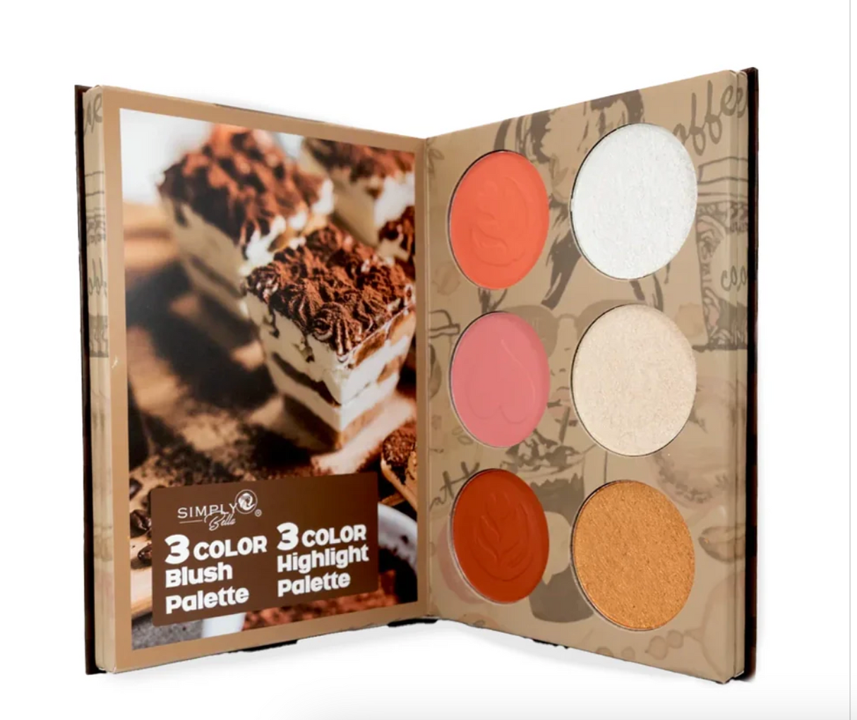 SIMPLY BELLA - COFFEE TIME BOOK PALETTE (1PC)