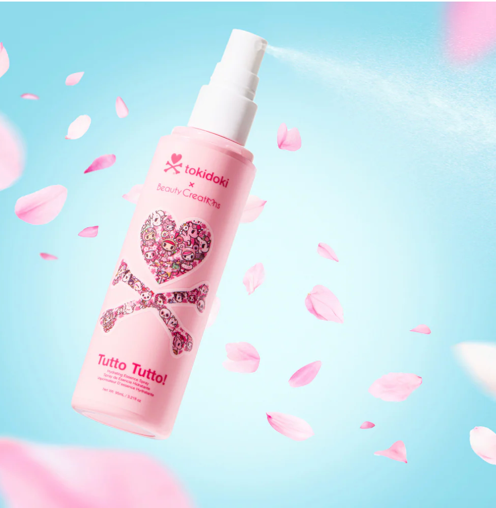 BEAUTY CREATIONS X TOKIDOKI- TUTTO TUTTO- HYDRATING ESSENCE SPRAY- 1PC