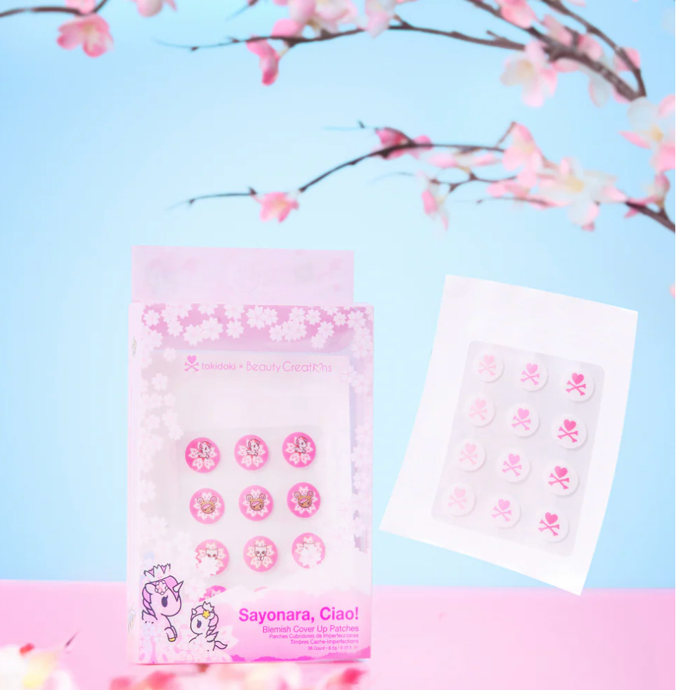 BEAUTY CREATIONS X TOKIDOKI- SAYONARA, CIAO!- BLEMISH COVER UP PATCHES- 6PACK BOX