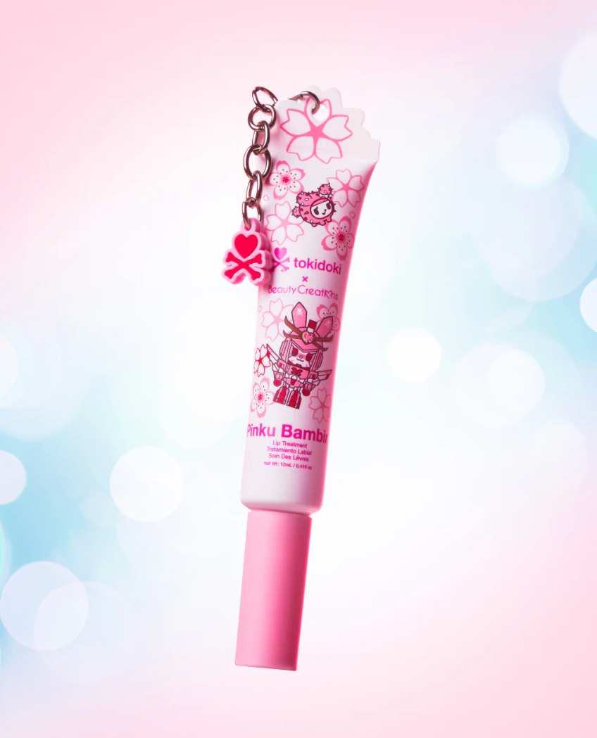 BEAUTY CREATIONS X TOKIDOKI- PINKU BAMBINA- LIP TREATMENT- 1PC