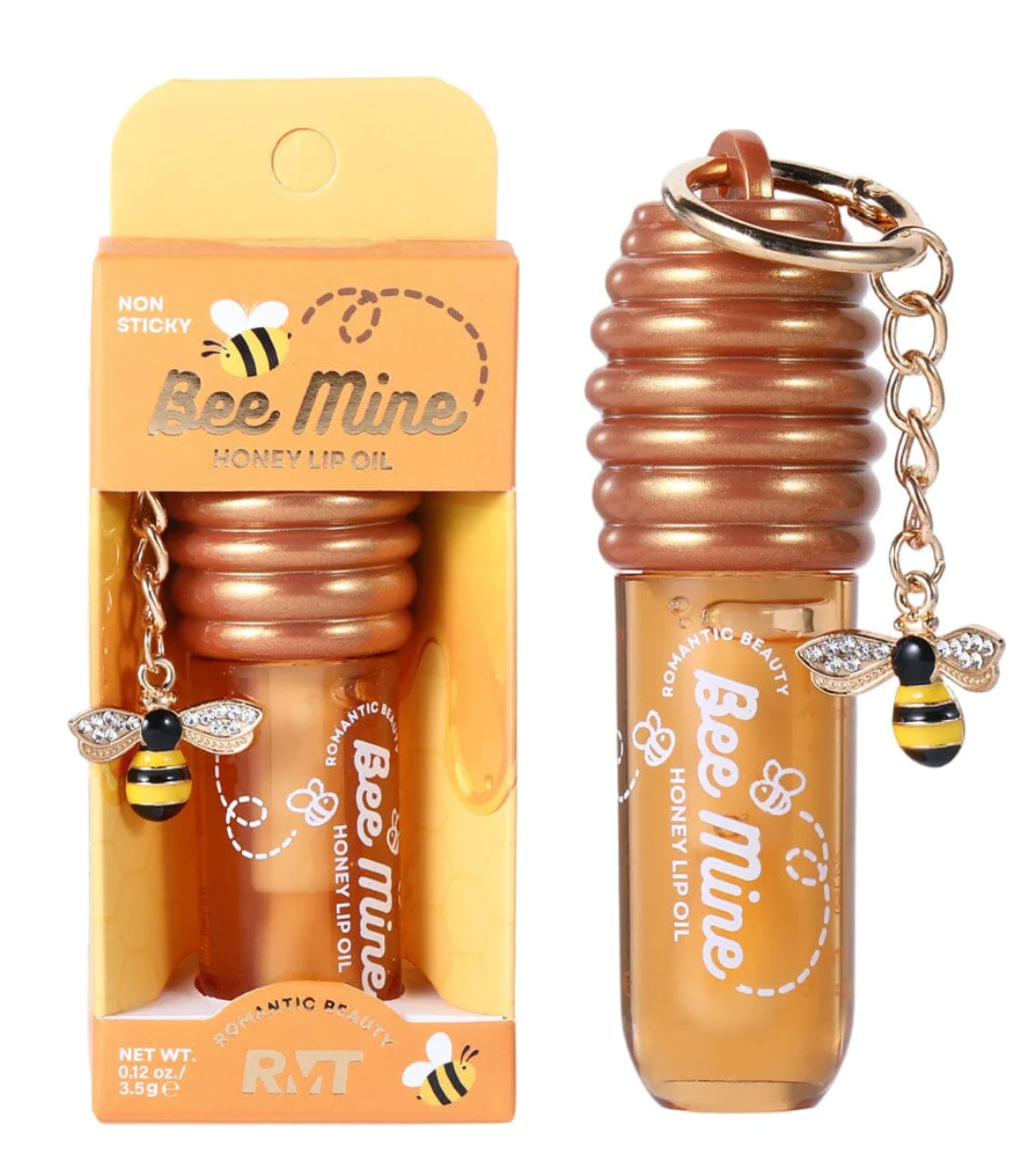 ROMANTIC BEAUTY - BEE MINE HONEY LIP OIL (DISPLAY 12PCS)