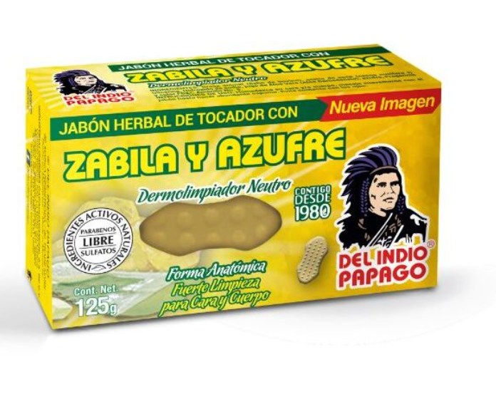 DEL INDIO PAPAGO - HERBAL SOAP BAR WITH VEGETABLE PASTA