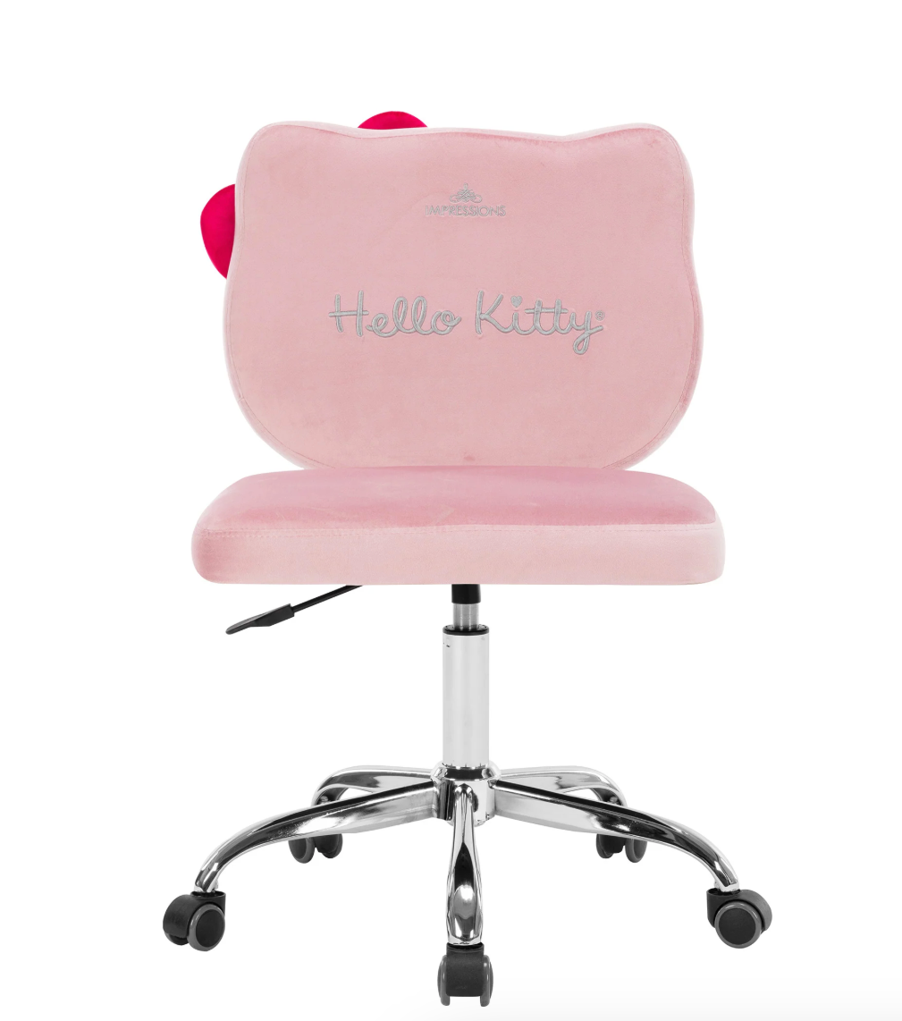 IMPRESSIONS VANITY X HELLO KITTY KAWAII SWIVEL VANITY CHAIR - 1 PC
