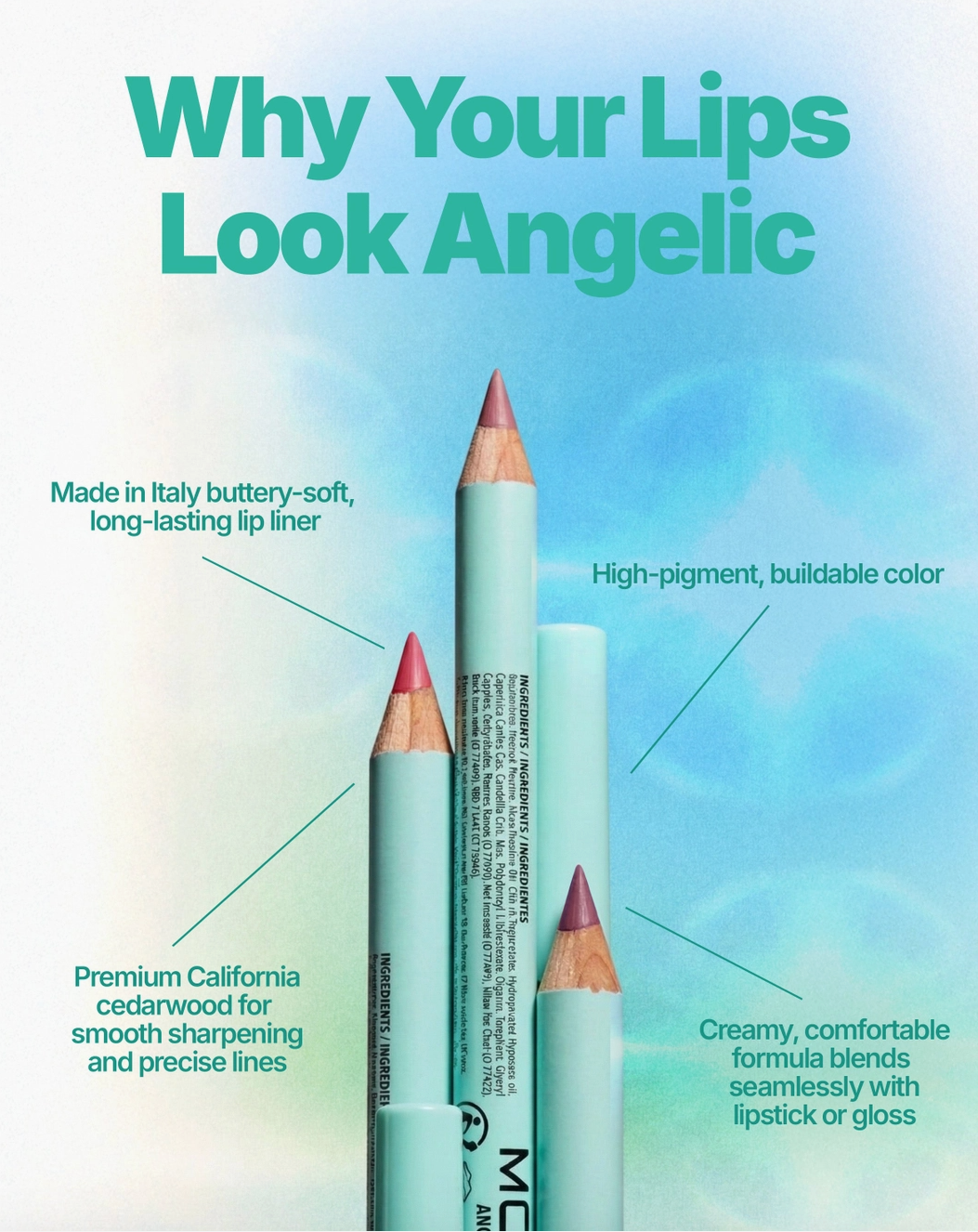 MOIRA- ANGEL LIP COLLECTION DISPLAY
