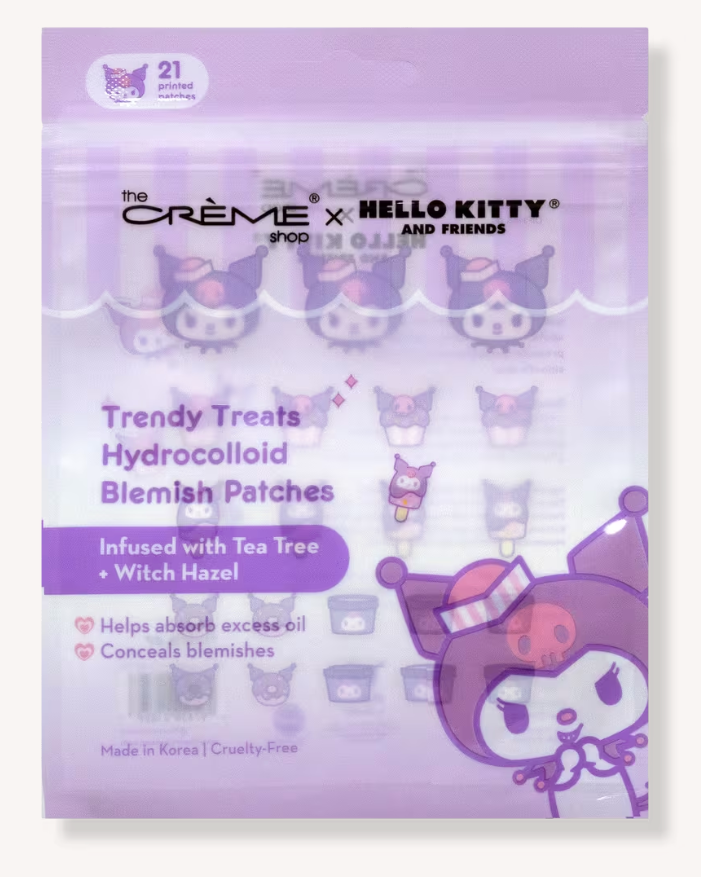 THE CRÉME SHOP - KUROMI TRENDY TREATS HYDROCOLLOID BLEMISH PATCHES - 1 PACK (6 PCS)