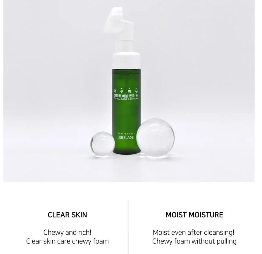 LEBELAGE- CENTELLA BUBBLE CHEWY FOAM- 1PC