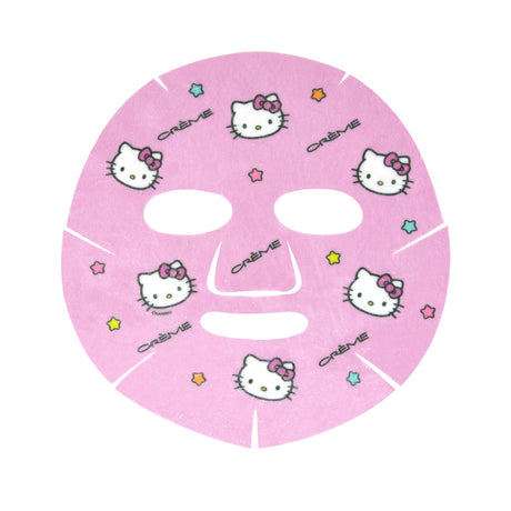 THE CREME SHOP - MASCARILLA EN HOJA DE ESENCIA IMPRESA DE HELLO KITTY (6 PIEZAS)