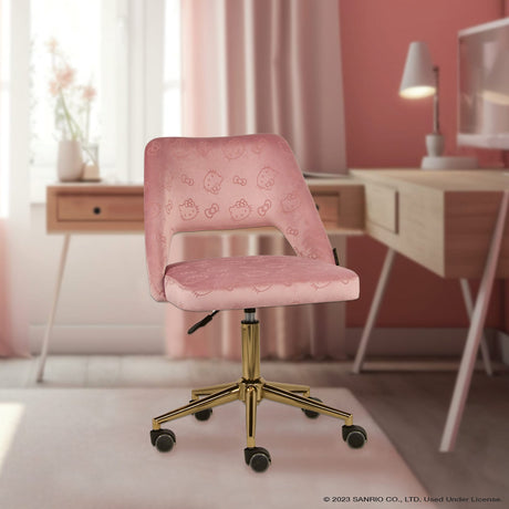 IMPRESSIONS VANITY - HELLO KITTY VANITY SWIVEL CHAIR