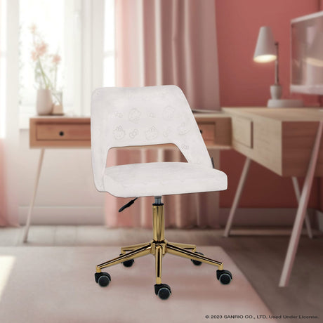 IMPRESSIONS VANITY - HELLO KITTY VANITY SWIVEL CHAIR