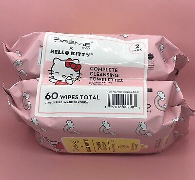 THE CREME SHOP-  PRE WET TOWELETTES- 2PCS PACK-