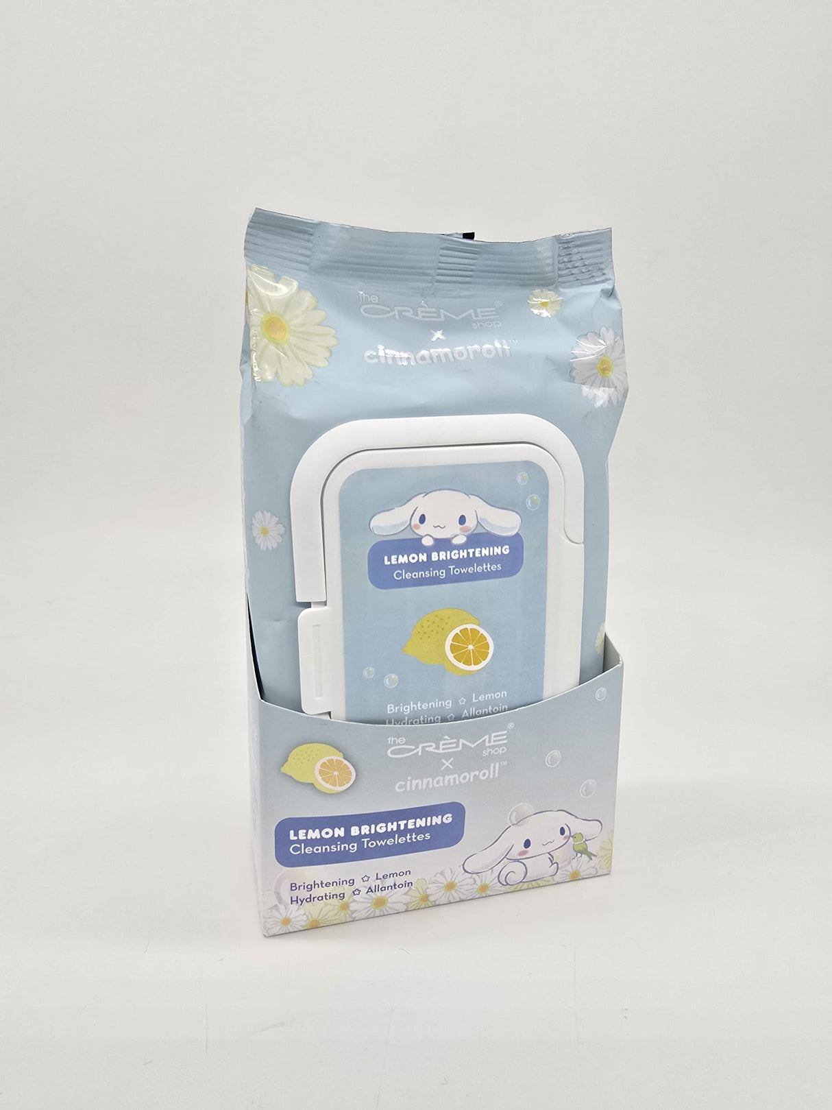 THE CREME SHOP- CINNAMOROLL- LEMON BRIGHTENING TOWELETTES- 1PC