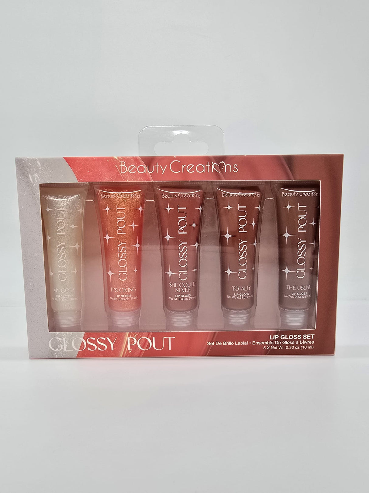 BEAUTY CREATIONS- GLOSSY POUT- LIP GLOSS SET- 1PC