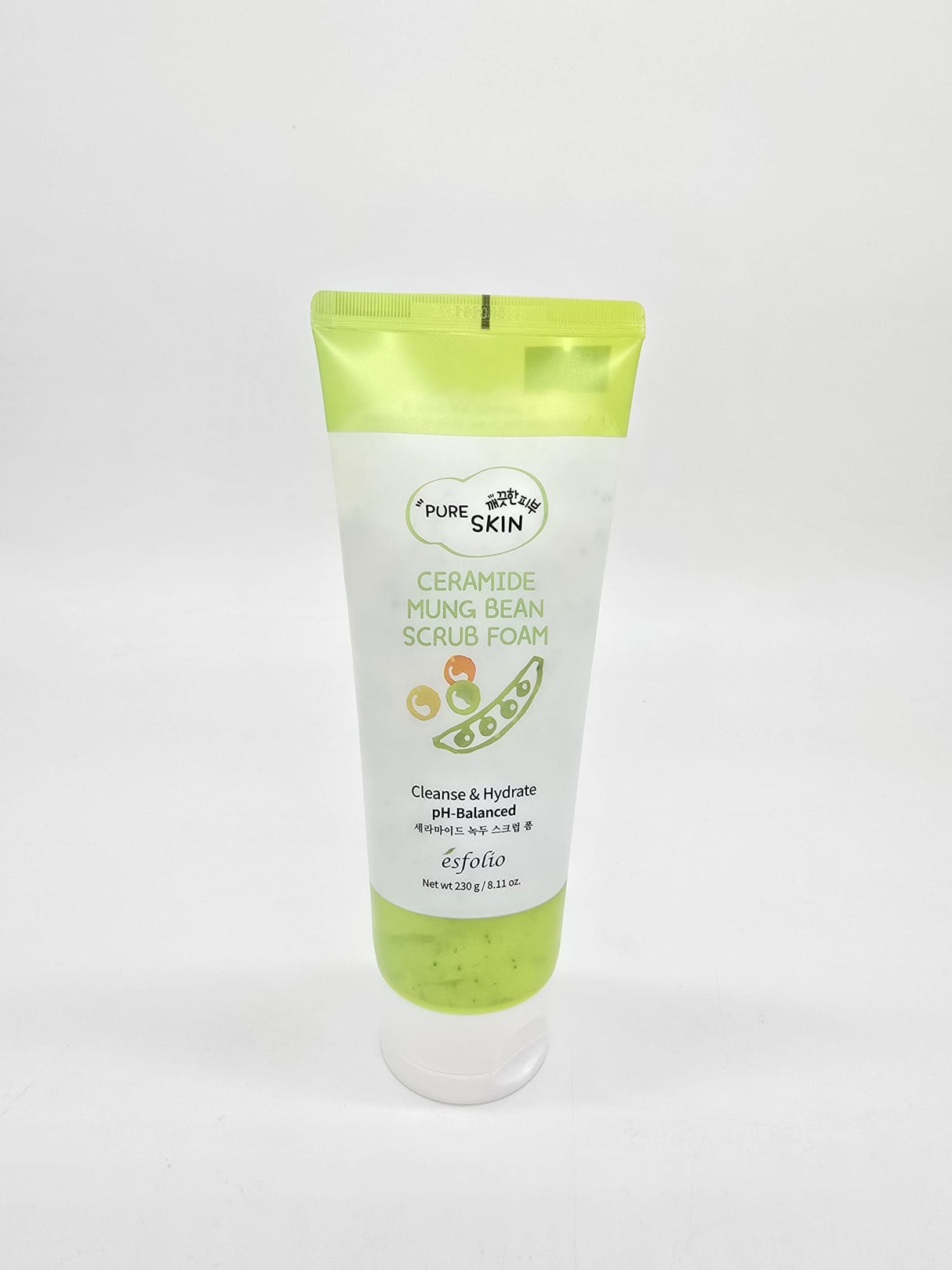 ESFOLIO- CERAMIDE MUNG BEAN- SCRUB FOAM- 1PC