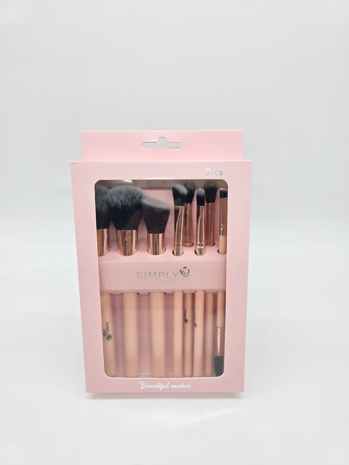 SIMPLY BELLA- BEAUTIFUL MAKER- 9PCS SETS BRUSHES- 1PC