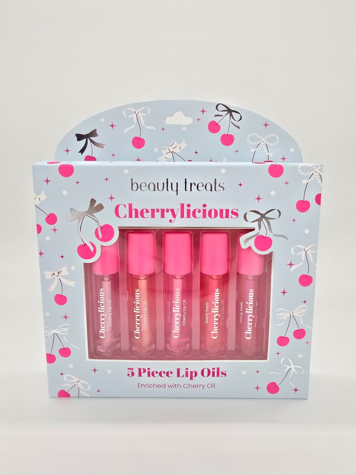 BEAUTY TREATS- CHERRYLICIOUS- 5PCS SET LIP OILS- 1PC