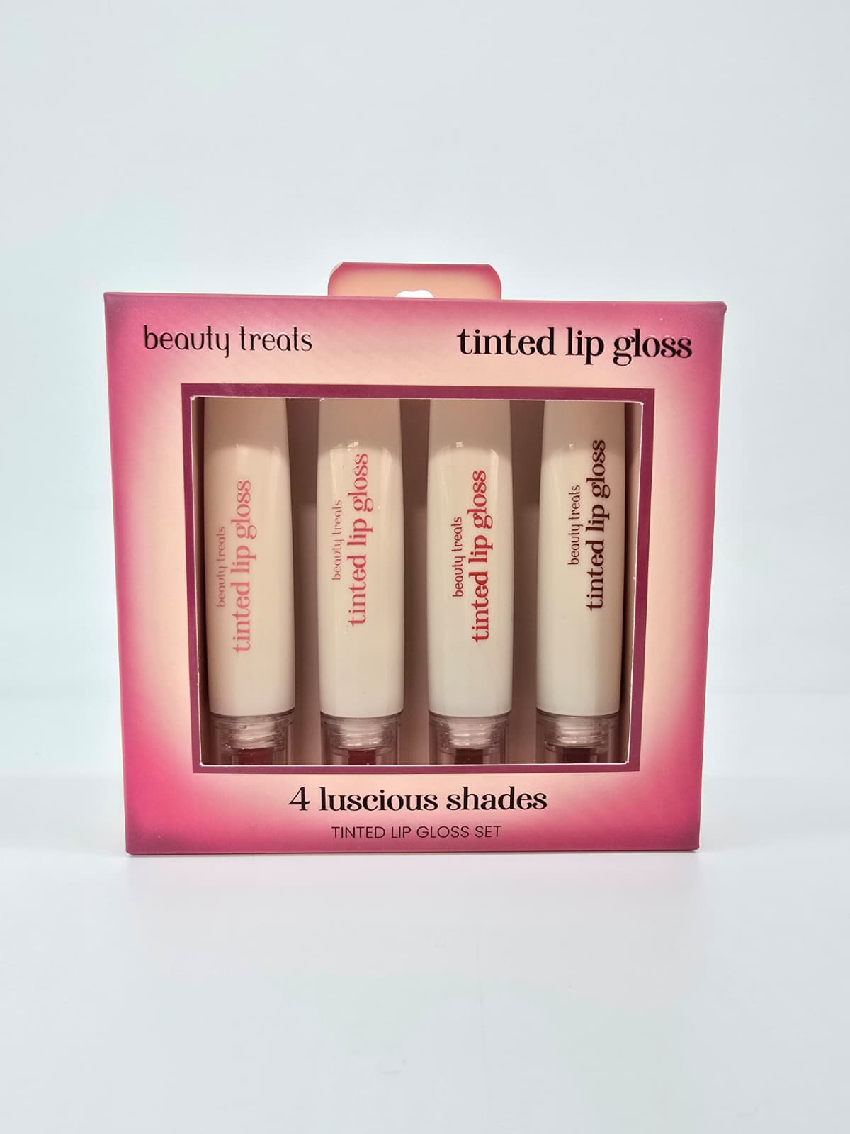 BEAUTY TREATS- 4 LUSCIOUS SHADES- TINTED LIP GLOSS-1PC