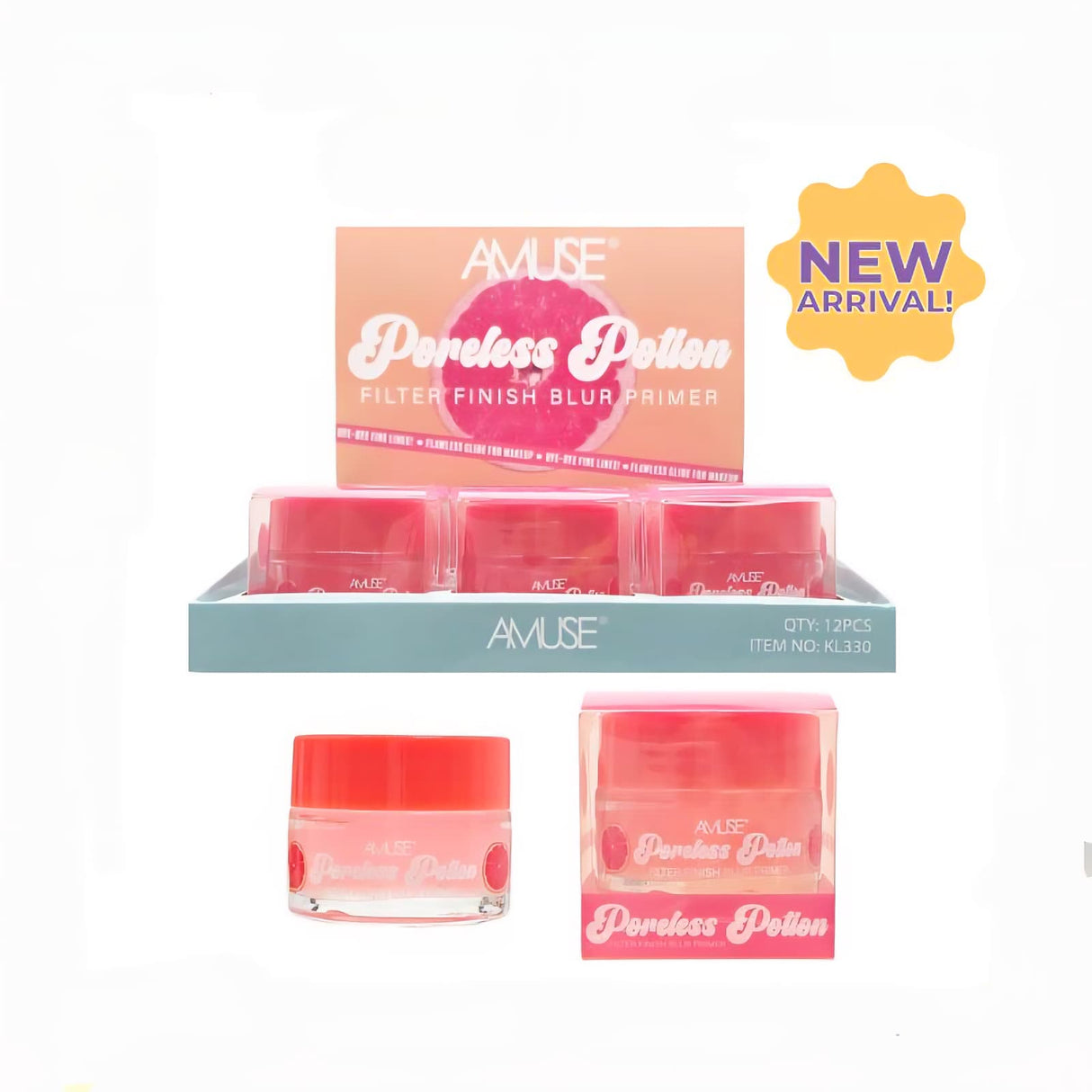 AMUSE- PORELESS POTION- FILTER FINISH BLUR PRIMER- 12PCS