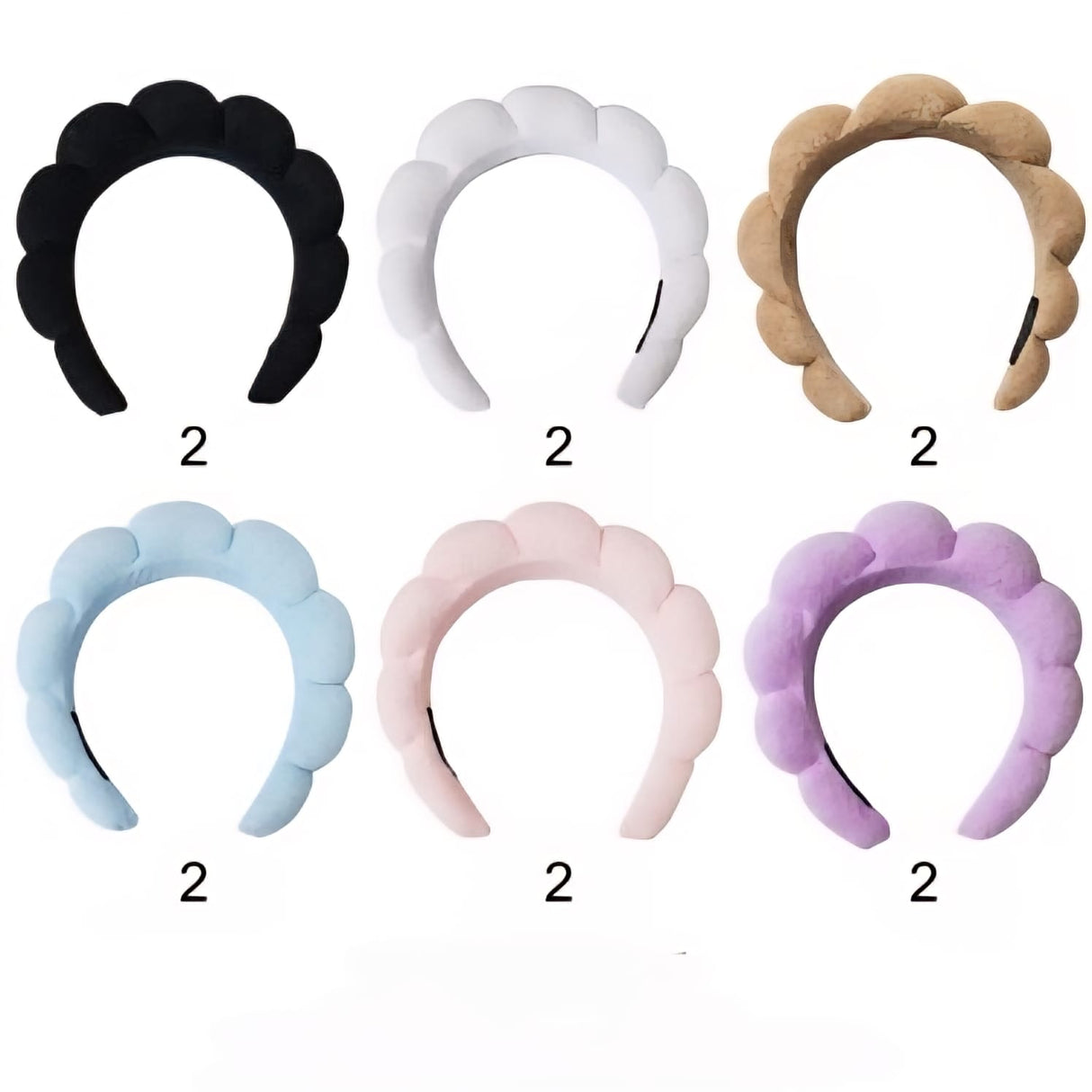 SPA HEADBANDS- 12PCS