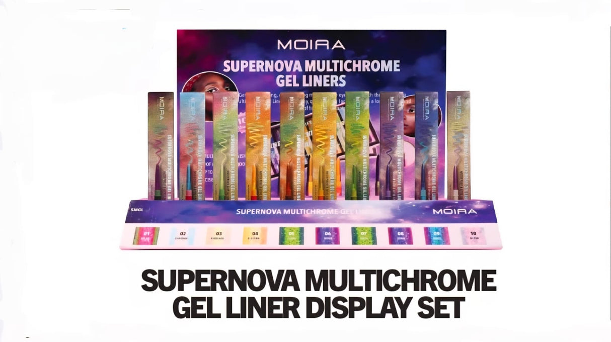 MOIRA- SUPERNOVA MULTICHROME GEL LINER- FULL DISPLAY