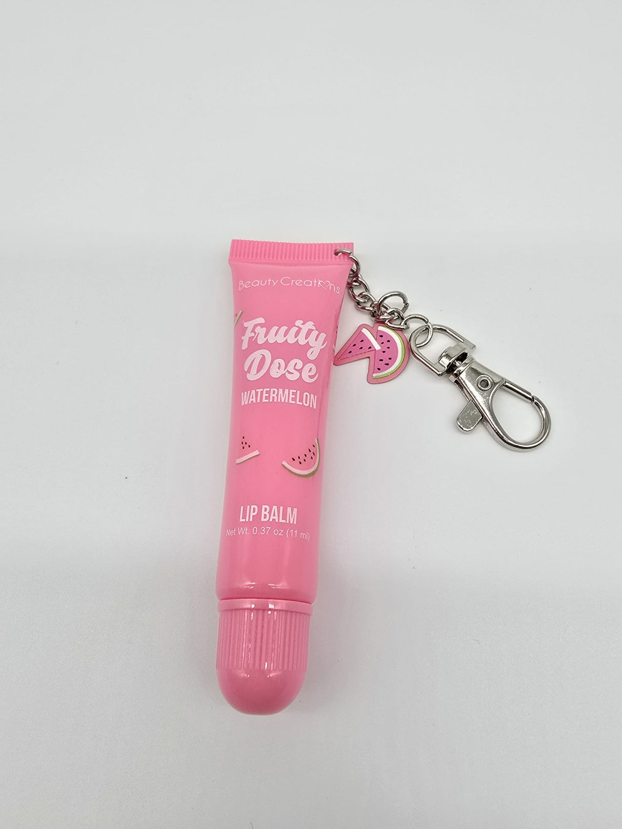 BEAUTY CREATIONS- FRUITY DOSE- LIP BALM WITH KEYCHAIN ( NEW FLAVOR )