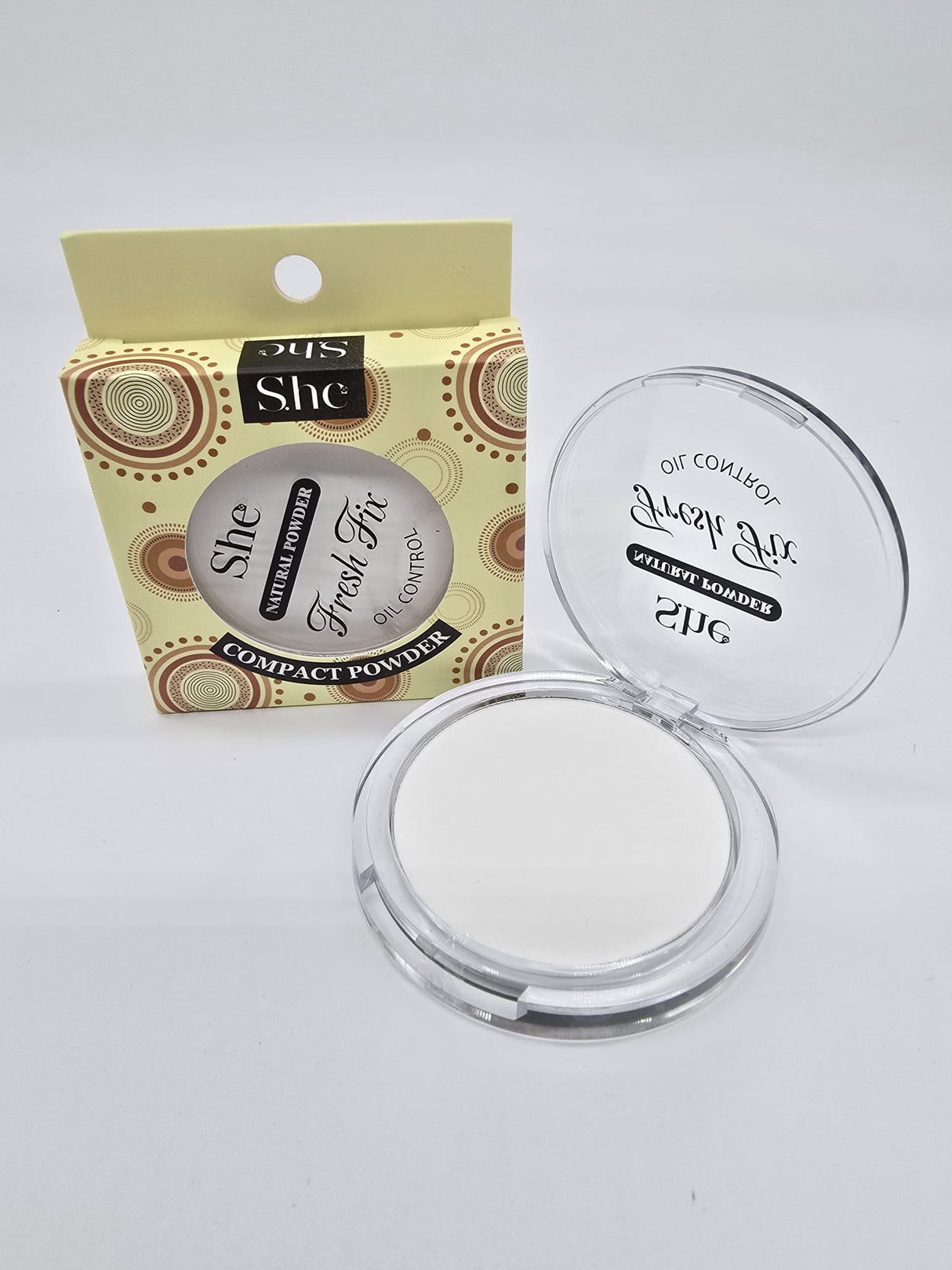 S.HE MAKEUP- FRESH FIX- NATURAL-COMPACT POWDER- 12PCS