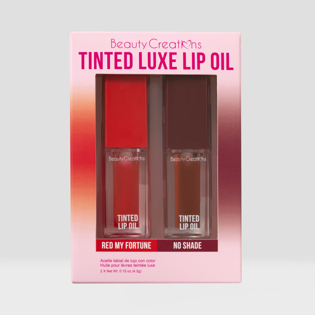 BEAUTY CREATIONS- TINTED LUXE LIP OIL SET-1PC